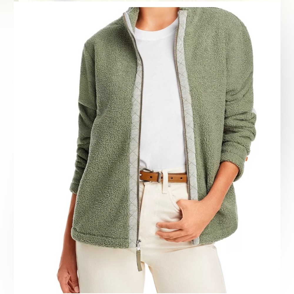Tommy Bahama Salma‎ Faux Sherpa Full Zip Jacket Size SP